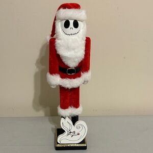 Disney Tim Burtons wooden SANTA Claus Jack Skellington Christmas Nutcracker new